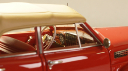 Cadillac Series 62 Sedan Convertible Red Closed top 1941, GLM119202, GLM Models 1:43