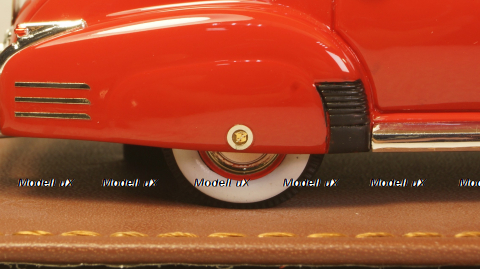 Cadillac Series 62 Sedan Convertible Red Closed top 1941, GLM119202, GLM Models 1:43