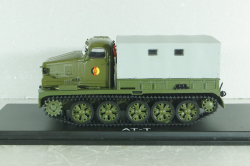 АТ-Т (изделие 401)  гусеничный тяжёлый артиллерийский  тягач NVA 1947г, хаки, PCL47099, Premium ClassiXXs 1:43