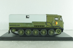 АТС-59Г гусеничный быстроходный артиллерийский тягач NVA 1969г, хаки, PCL47025, Premium ClassiXXs 1:43