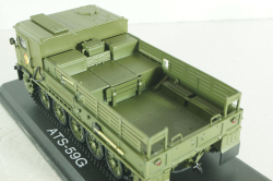 АТС-59Г гусеничный быстроходный артиллерийский тягач NVA 1969г, хаки, PCL47025, Premium ClassiXXs 1:43