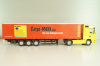 Mercedes-Benz Actros 1846 tractor with semi trailer "Cargo-Maxx" yellow/red, 555, NZG 1:50