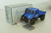 Mercedes Unimog U140, blue, фурнитура в комплекте, B66000162, (#371), NZG 1:43