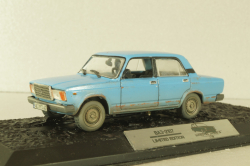 Ваз-2107 Жигули 1982, синий, Model43 1:43
