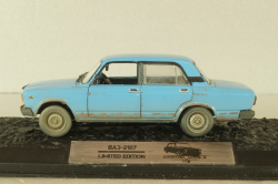 Ваз-2107 Жигули 1982, синий, Model43 1:43