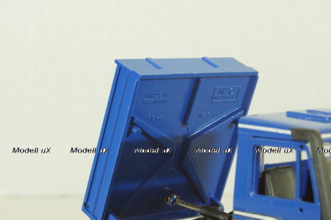 Mercedes Unimog U140, blue, фурнитура в комплекте, B66000162, (#371), NZG 1:43