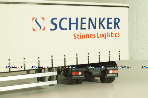 Mercedes-Benz Actros 1841 with semi-trailer "Schenker", white, Tekno 1:50