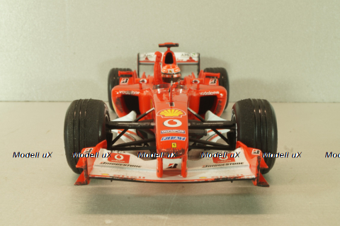 Ferrari F2003-GA Michael Schumacher (999 Grand Prix Points) Winner Canadian GP 2003, dirty vercsion, Hot Wheels 1:18