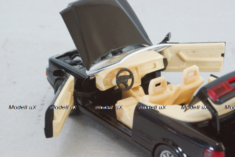 Audi Cabrio (Typ 89) 1991, Black, 1051, Schabak 1:43 
