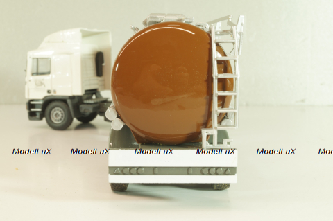 ERF EC 10 tractor with semi tank trailer "Rolo Nestle" 1997, white/chrome, 9203, Tekno 1:50