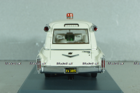 Cadillac S&S High Top Ambulance, white, 43894, NEO 1:43