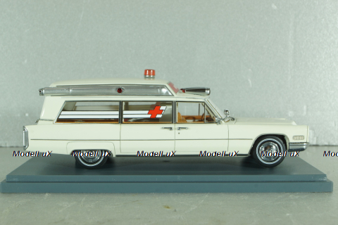 Cadillac S&S High Top Ambulance, white, 43894, NEO 1:43