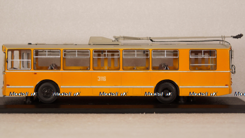 Зиу-9 троллейбус желтый, Probe43 1:43 