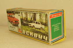 Москвич-412 с багажником, февраль 90г., Тантал/Радон 1:43
