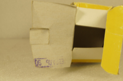 Москвич-412 с багажником, февраль 90г., Тантал/Радон 1:43