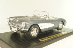 Chevrolet Corvette Convertible (C1) 1957, grey, 92018, Road Tough 1:18