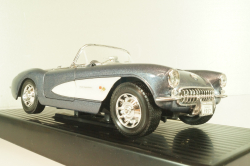 Chevrolet Corvette Convertible (C1) 1957, grey, 92018, Road Tough 1:18