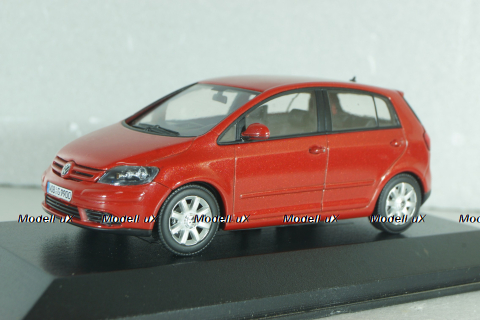 Volkswagen Golf Plus 2005, red, 430056011,  Minichamps 1:43