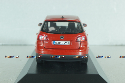 Volkswagen Golf Plus 2005, red, 430056011,  Minichamps 1:43