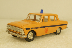 Москвич-408, милиция, август 91г.,  Тантал/Радон 1:43