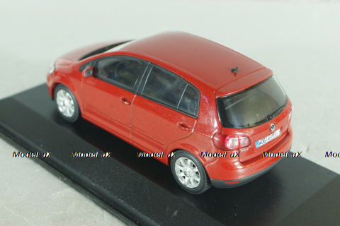 Volkswagen Golf Plus 2005, red, 430056011,  Minichamps 1:43