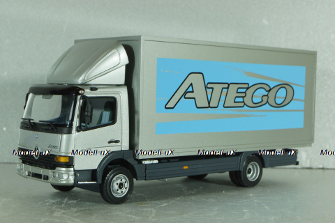 Mercedes Atego 815 box truck "Atego" 1998, silver, B66000149, Minichamps 1:43
