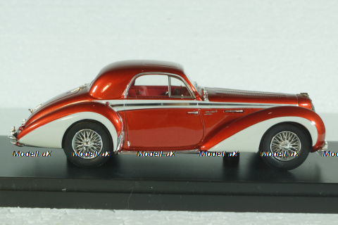 Delahaye 135M 3 Window Coupe by Henri Chapron 1947, Red, EMEU43017B,  ESVAL Model 1:43