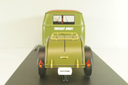 Volkswagen T1 Short, Kool Combi, Army Fighter wth trailer 2023, Green, S1810901, Solido 1:18