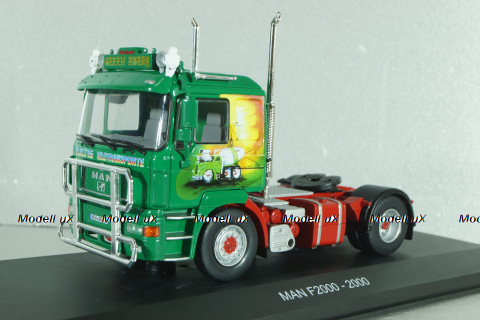 MAN F2000 tractor 2000, green/red, Truck Tuning Collection #19, Hachette 1:43