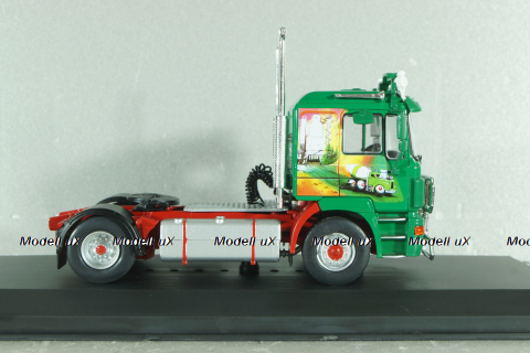 MAN F2000 tractor 2000, green/red, Truck Tuning Collection #19, Hachette 1:43