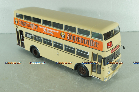 Bussing D2U "Jagermeister" 1951, beige, 439071082, Minichamps 1:43