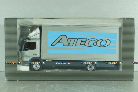 Mercedes Atego 815 box truck "Atego" 1998, silver, B66000149, Minichamps 1:43