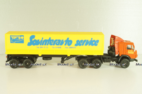 Камаз-5410 с полуприцепом Sovinteravto servise, Арек  1:43