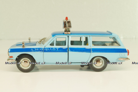 Газ-2402 Волга, синяя, Аэрофлот, Тантал/Радон 1:43
