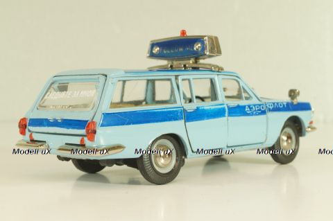 Газ-2402 Волга, синяя, Аэрофлот, Тантал/Радон 1:43