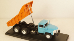 Зил-133 самосвал, опытный  голуб/оранжевый, Алник43 1:43