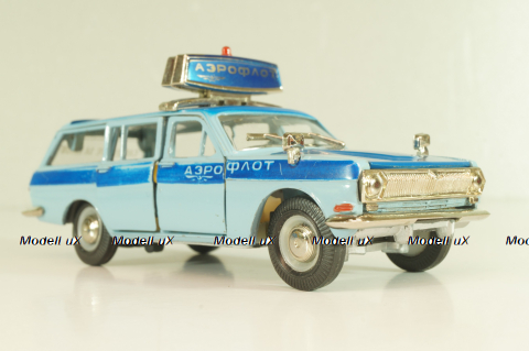 Газ-2402 Волга, синяя, Аэрофлот, Тантал/Радон 1:43