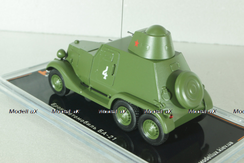 БА-21 з-х осный бронеавтомобиль 1938, TruckTyr 1:43