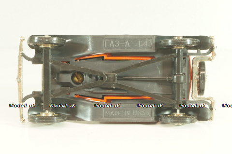 Газ-А, красный, март 1997г., Тантал/Радон 1:43