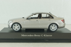 Mercedes C200 (W204) 2007, silver, B66962371, Schuco 1:43