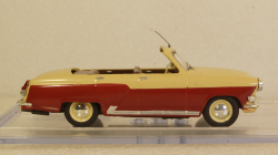 Газ-21 Волга кабриолет бежево/бордовый, Алник43 1:43