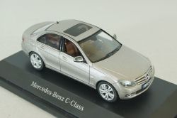 Mercedes C200 (W204) 2007, silver, B66962371, Schuco 1:43
