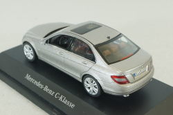 Mercedes C200 (W204) 2007, silver, B66962371, Schuco 1:43