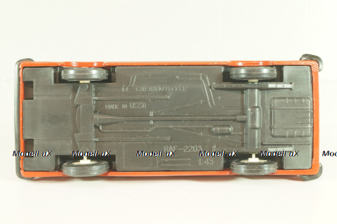 Раф-2203, красный, Тантал/Радон 1:43