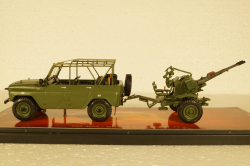 Уаз-469А с зениткой ЗУ-23-2, TruckTyr 1:43