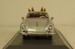 Porsche 356 A Wasserski silver, Schuco 1:43