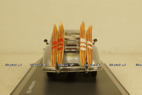 Porsche 356 A Wasserski silver, Schuco 1:43