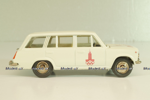 Ваз-2102 А11, бело-серый, Олимпиада 80,  апрель 19..г., Тантал/Радон 1:43