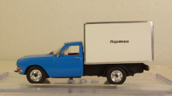 Газ-24 термобудка Холодильник  сине/бел, Алник43 1:43