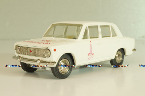 Ваз-2101 А9, белый, Олимпиада 80, Тантал/Радон 1:43